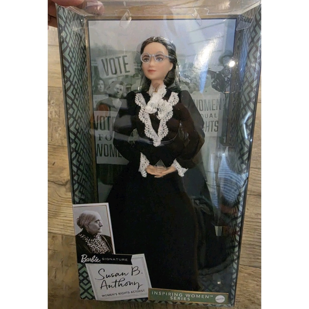 NIB Barbie Signature Susan B Anthony Doll Inspiring Women Series
